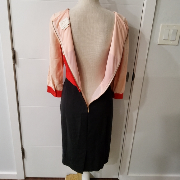 Kate Spade Parker Colorblok Dress Size 6 - Picture 10 of 16